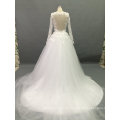 Aoliweiya Customize Bridal Wedding Dresses with Flower Appliques